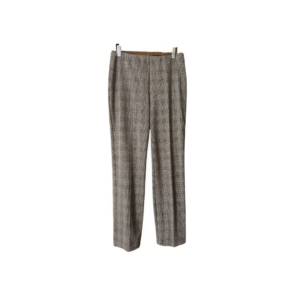 The Limited Men's Black and White Plaid Dress Pants
